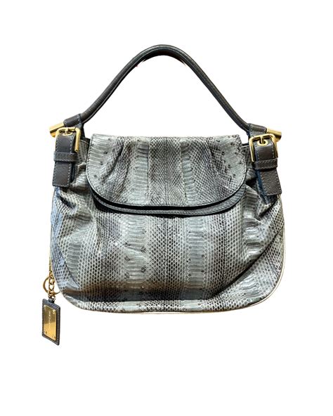 Dolce & Gabbana Python Shoulder Bag .